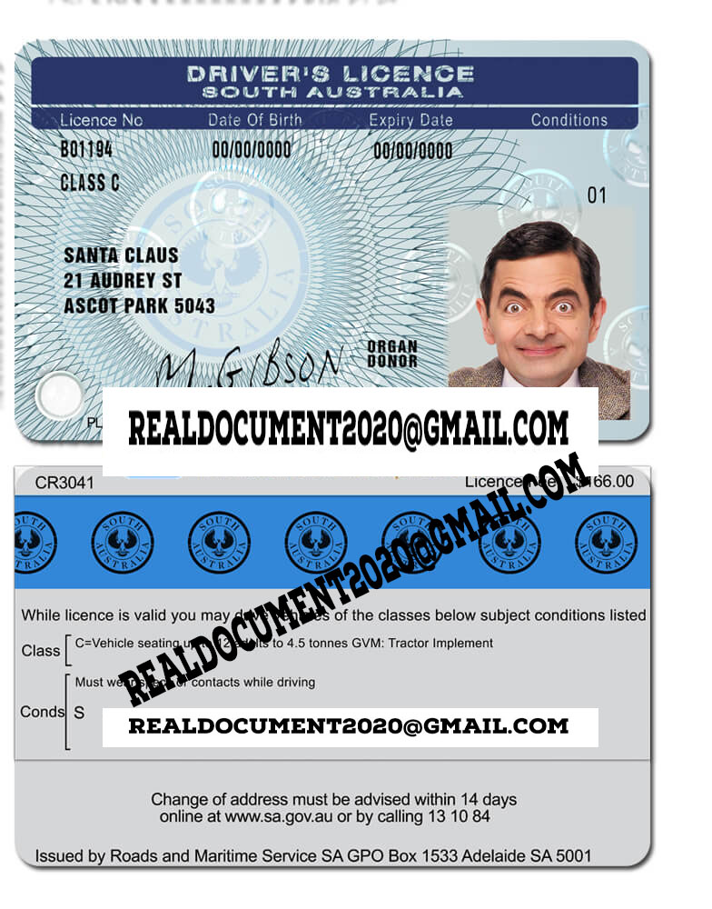 buy South Australia Driving Licence South Australia Driver License