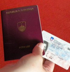 Fake Slovenian ID Card