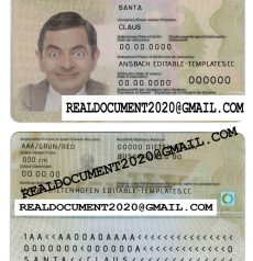 Fake German id card