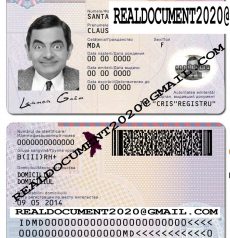 Fake Moldavian ID Card