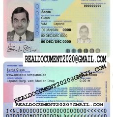 Fake Netherlands ID Card