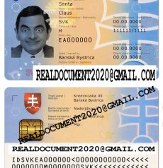 Fake Slovak Identity Card