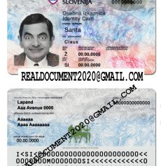 Fake Slovenian ID Card