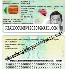Fake Belgian ID card